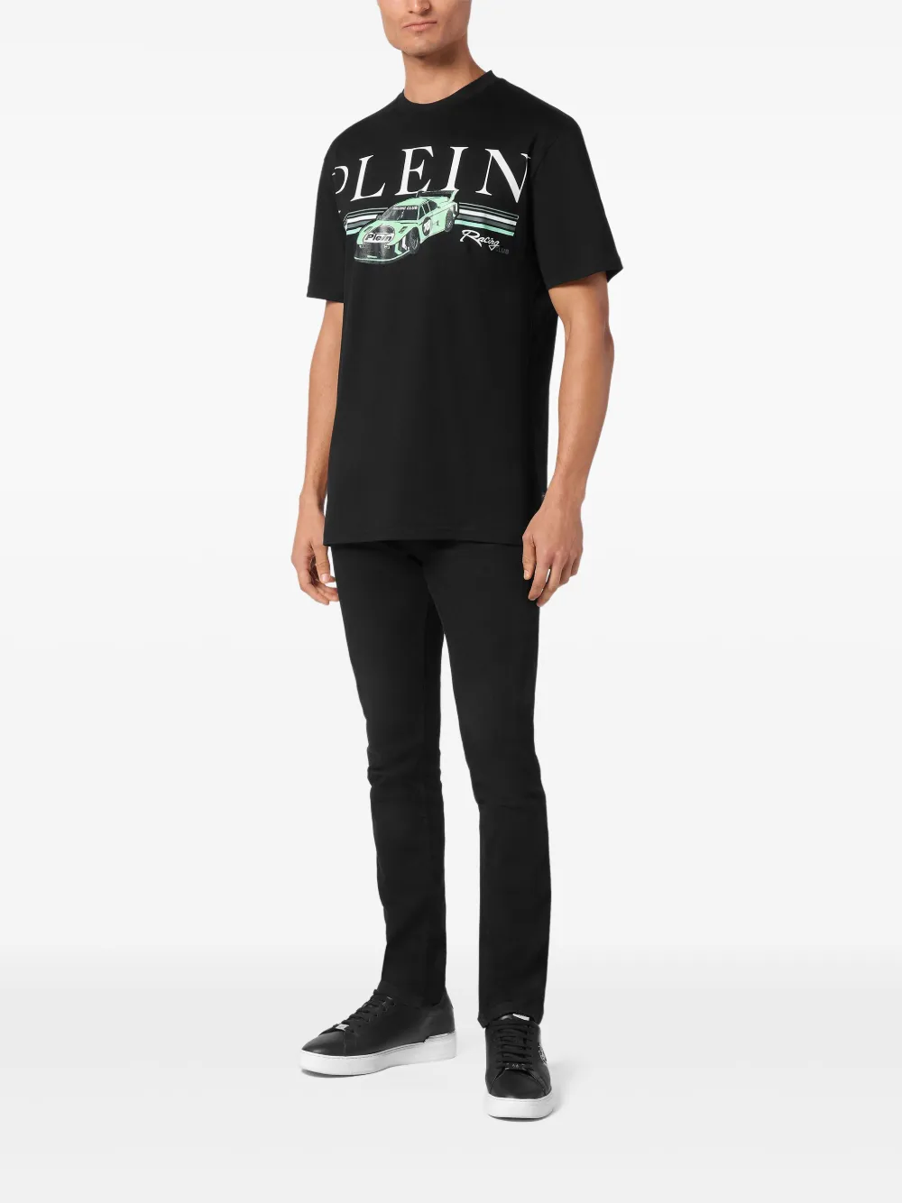 Philipp Plein Cars Racing T-shirt Zwart