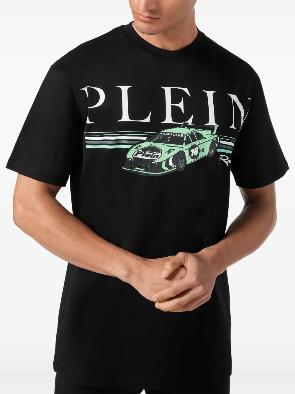 Philipp Plein Cars Racing T-shirt Zwart