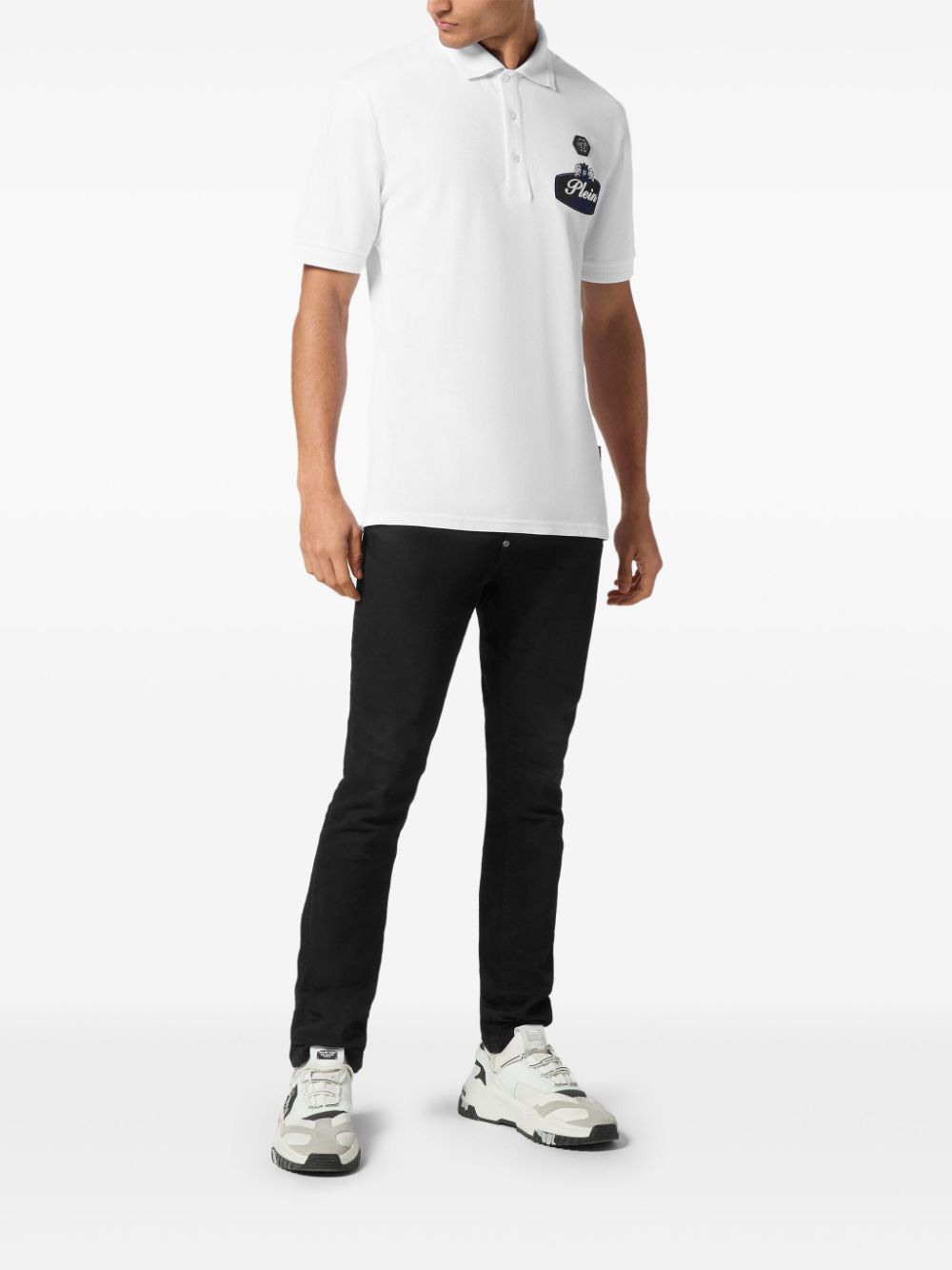 Philipp Plein Racing Club polo shirt - Wit