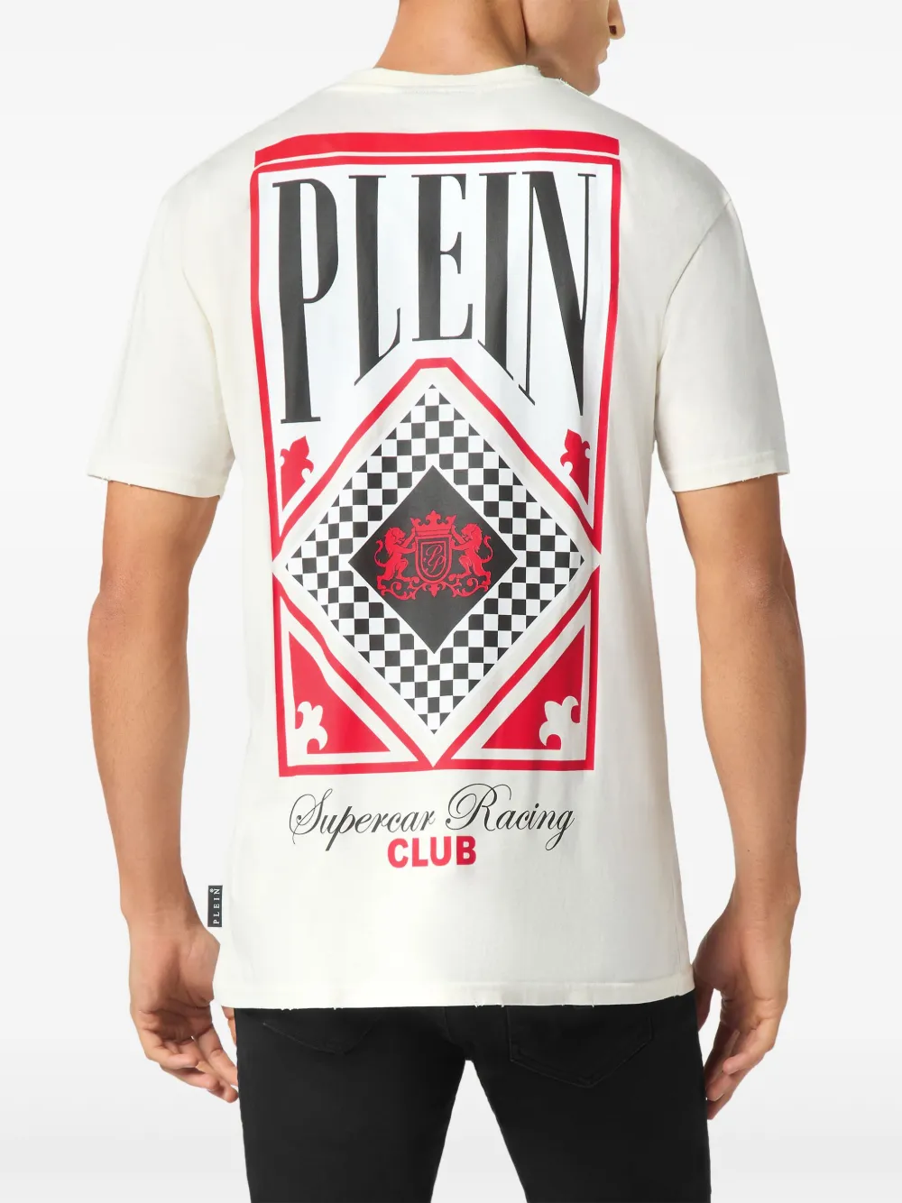 Philipp Plein Racing Club T-shirt Wit
