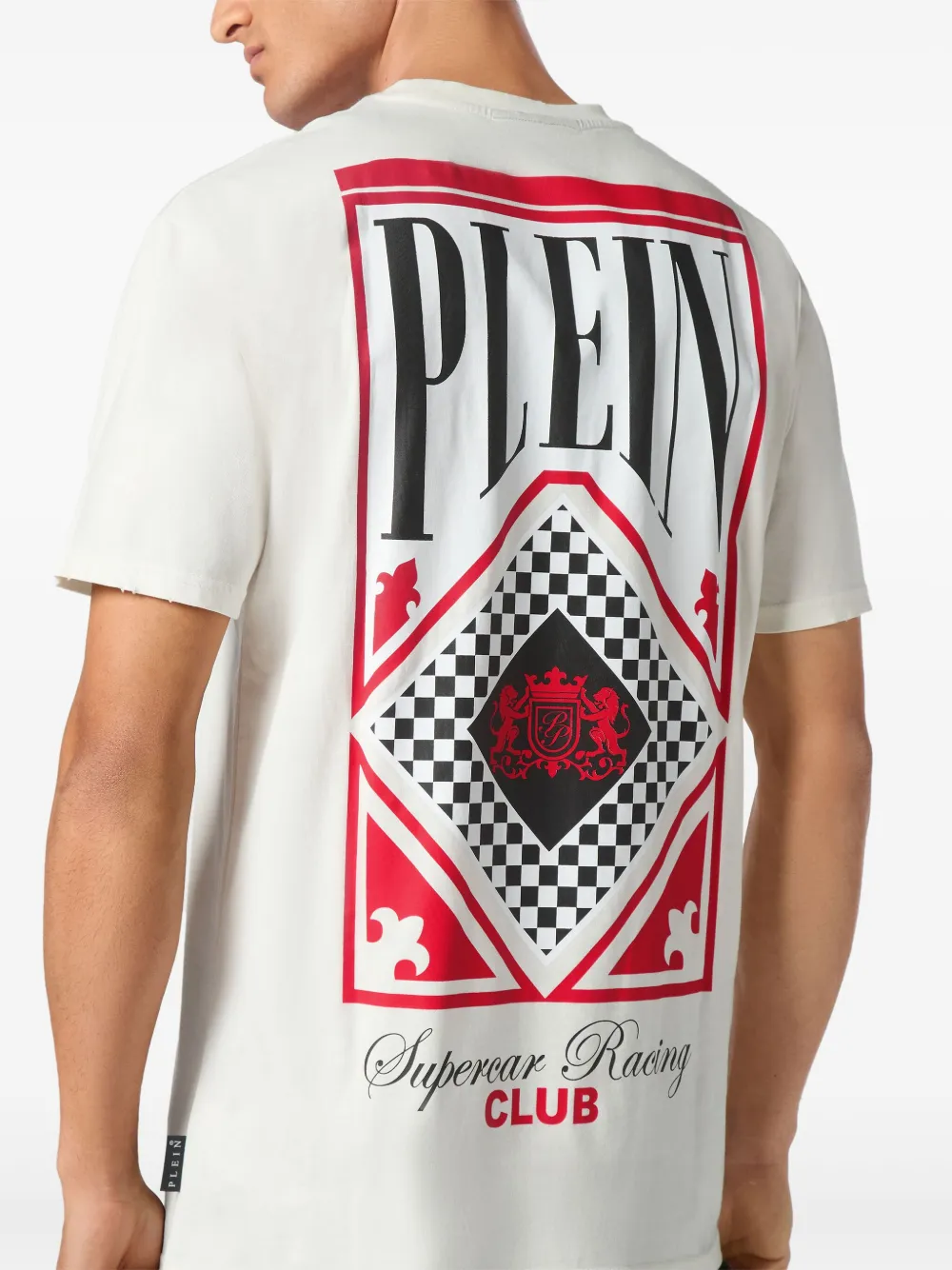 Philipp Plein Racing Club T-shirt Wit