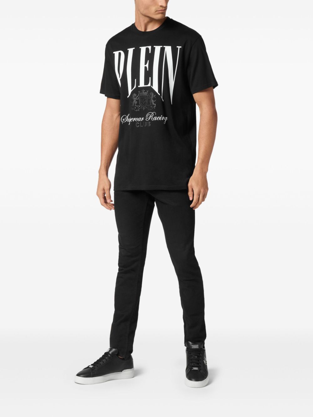 Philipp Plein Cars Racing T-shirt - Zwart