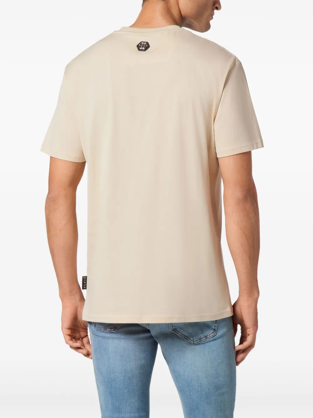 Philipp Plein Cars Racing T-shirt Beige