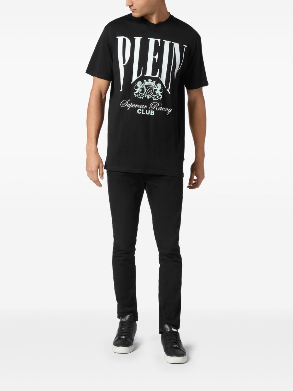 Philipp Plein Cars Racing T-shirt - Zwart