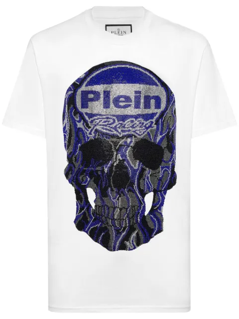 Philipp Plein Strass Skull T-shirt