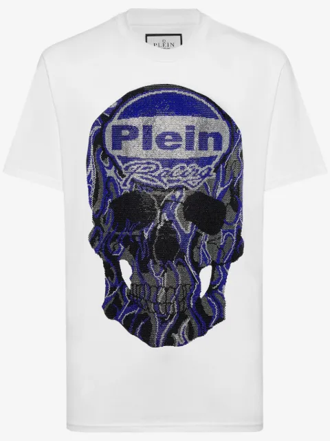Philipp Plein Strass Skull T-shirt