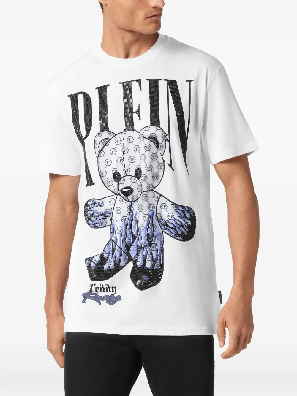 Philipp Plein T-shirt met teddybeerprint Wit