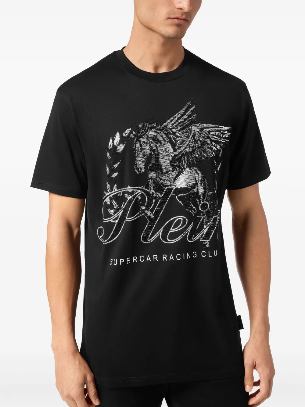 Philipp Plein Racing Club T-shirt Zwart