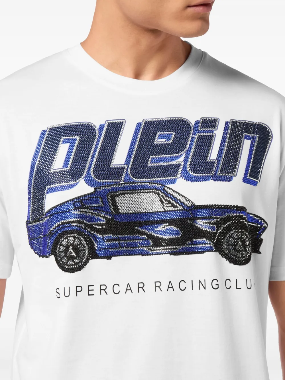 Philipp Plein Cars Racing T-shirt Wit