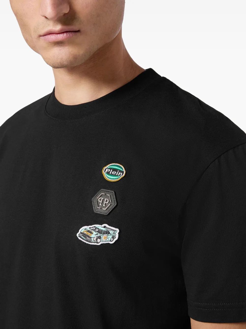 Philipp Plein Cars Racing T-shirt Zwart