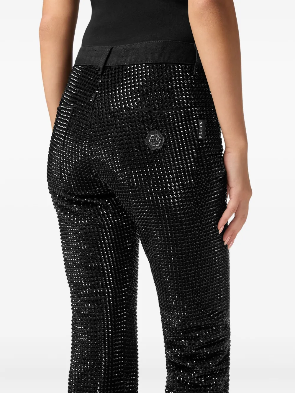 Philipp Plein Flared jeans Zwart