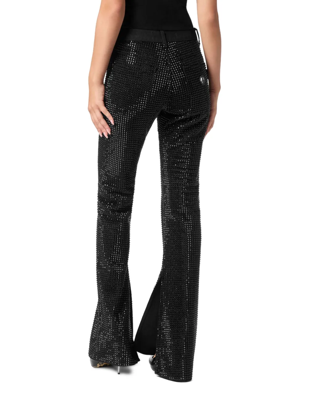 Philipp Plein Flared jeans Zwart