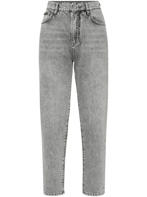 Philipp Plein logo-appliqué jeans