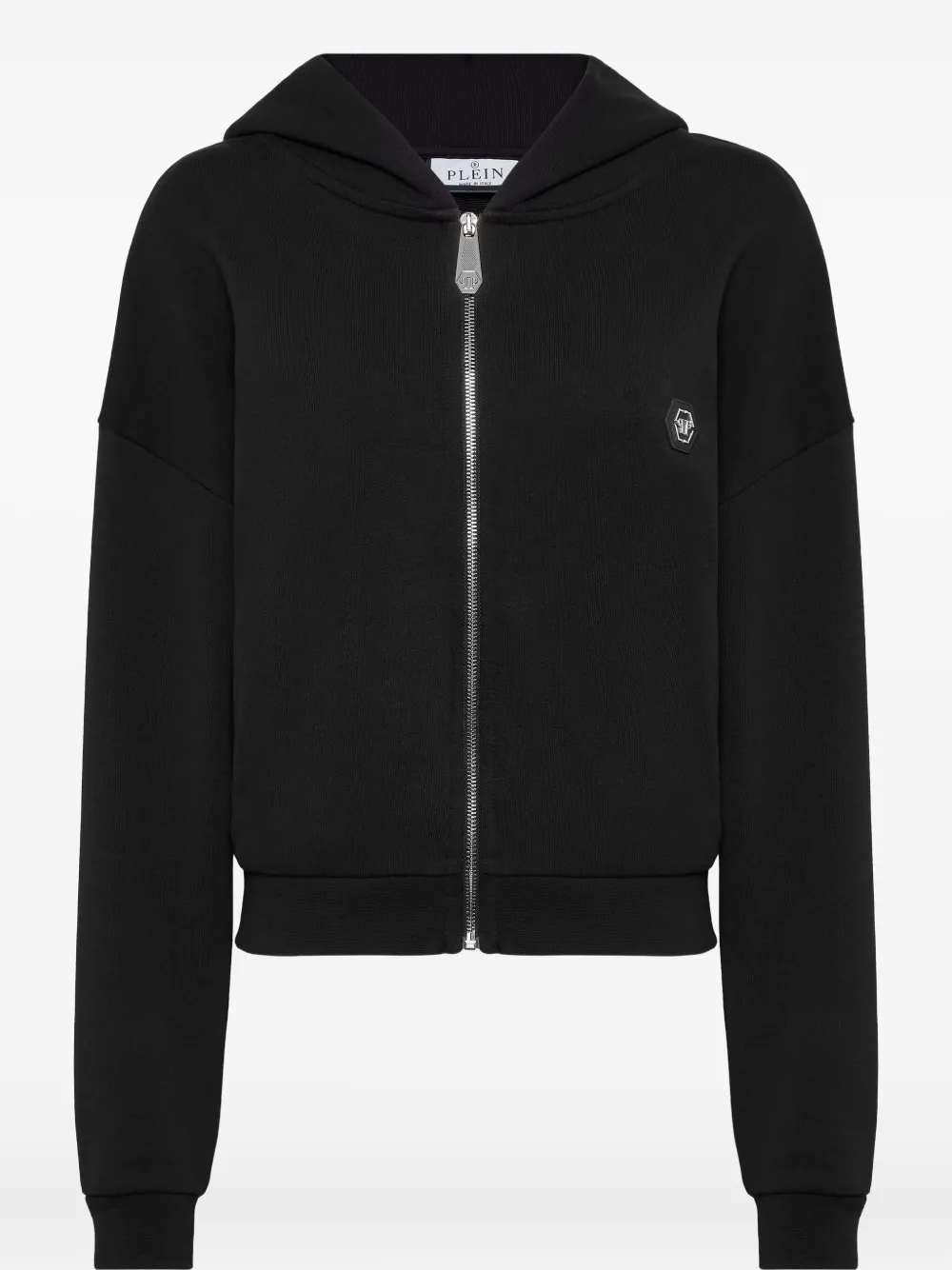 Philipp Plein rhinestone-embellished hoodie Zwart