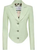 Philipp Plein Vintage Leather blazer - Green