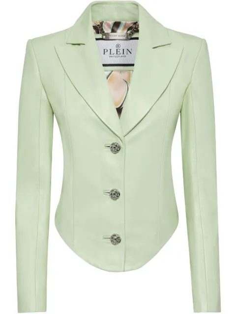 Philipp Plein Vintage Leather blazer