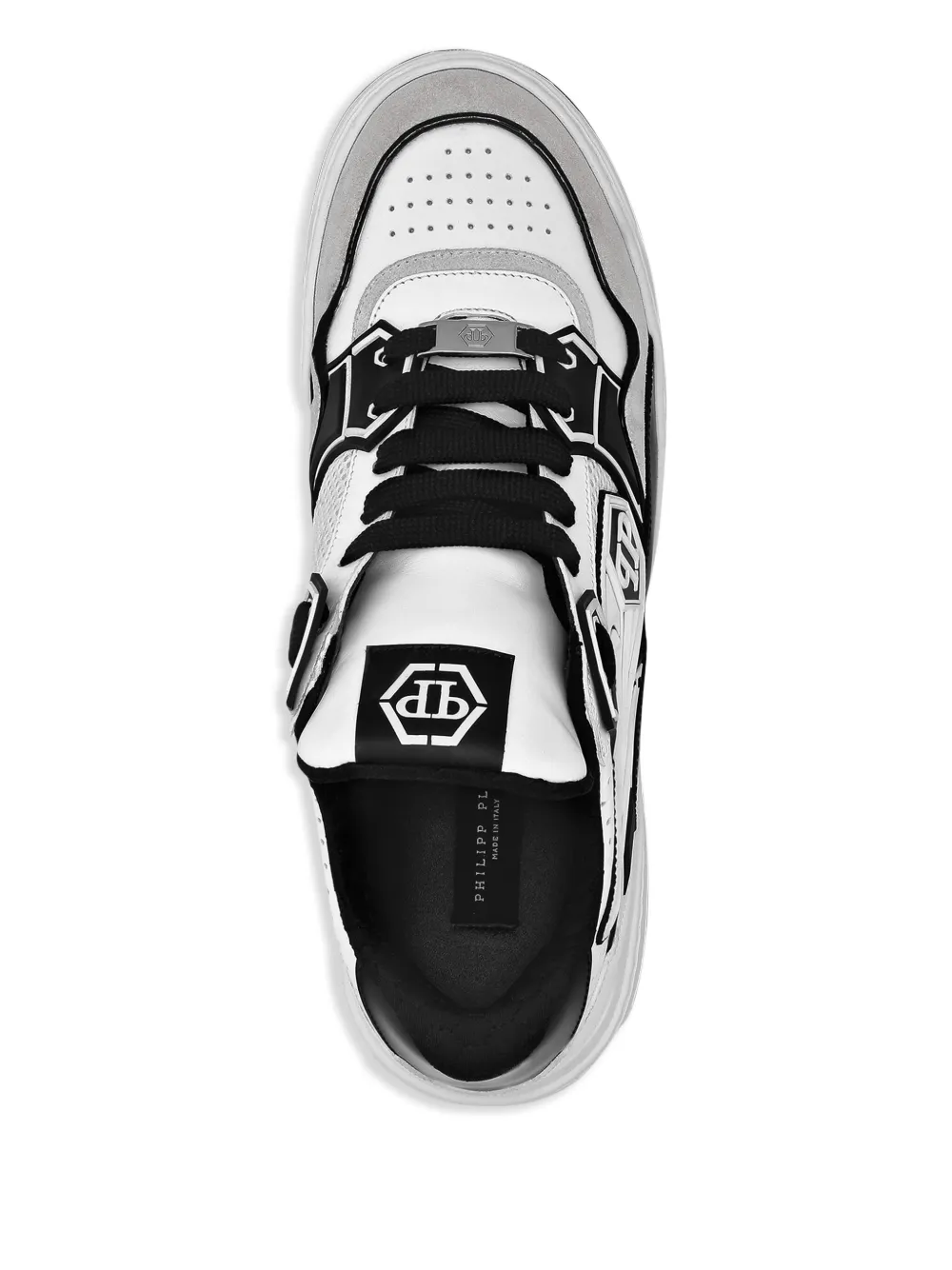 Philipp Plein Hexagon rhinestone-embellished sneakers White