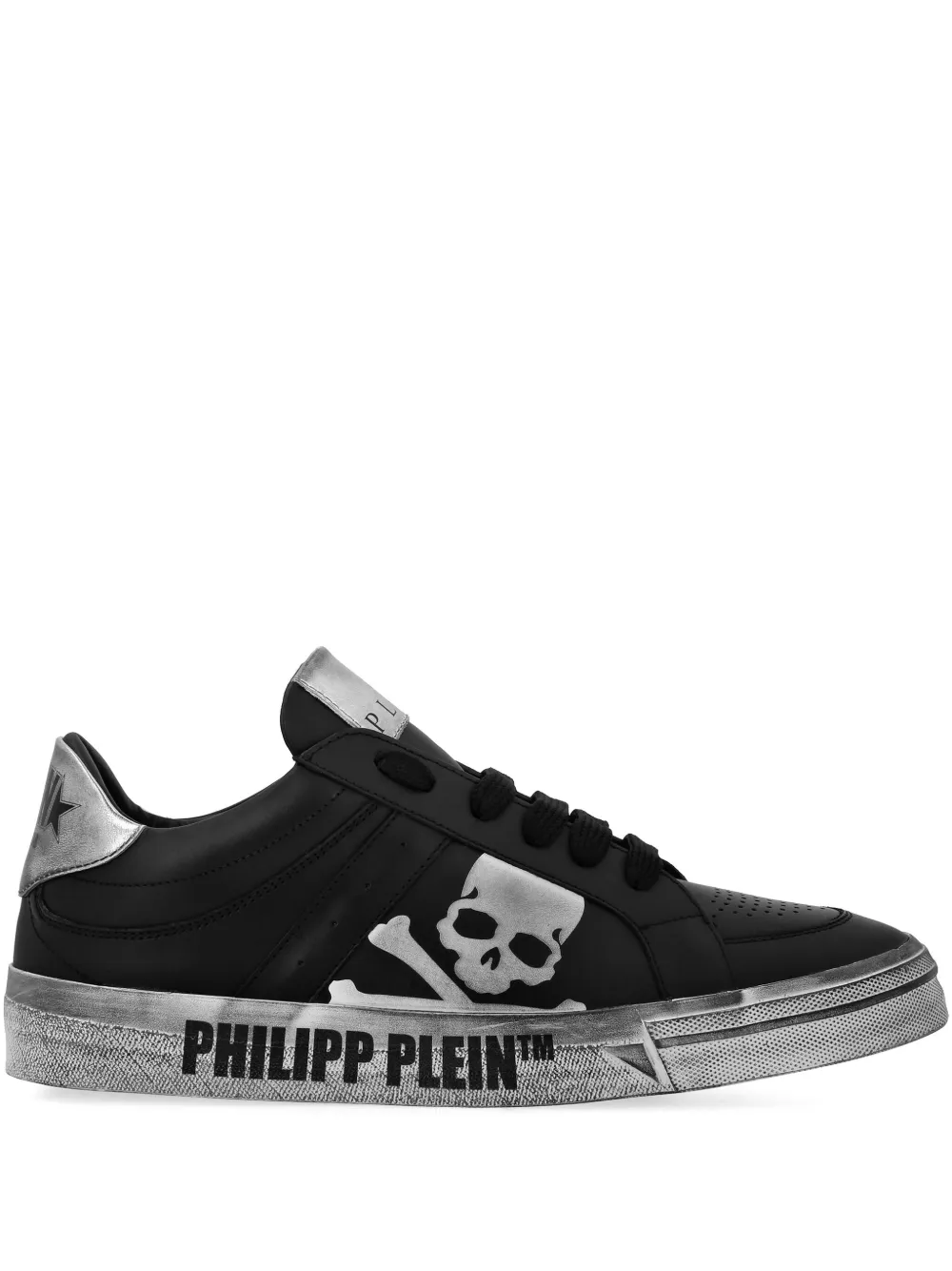 Philipp Plein Skull&Bones Lo-Top sneakers Black