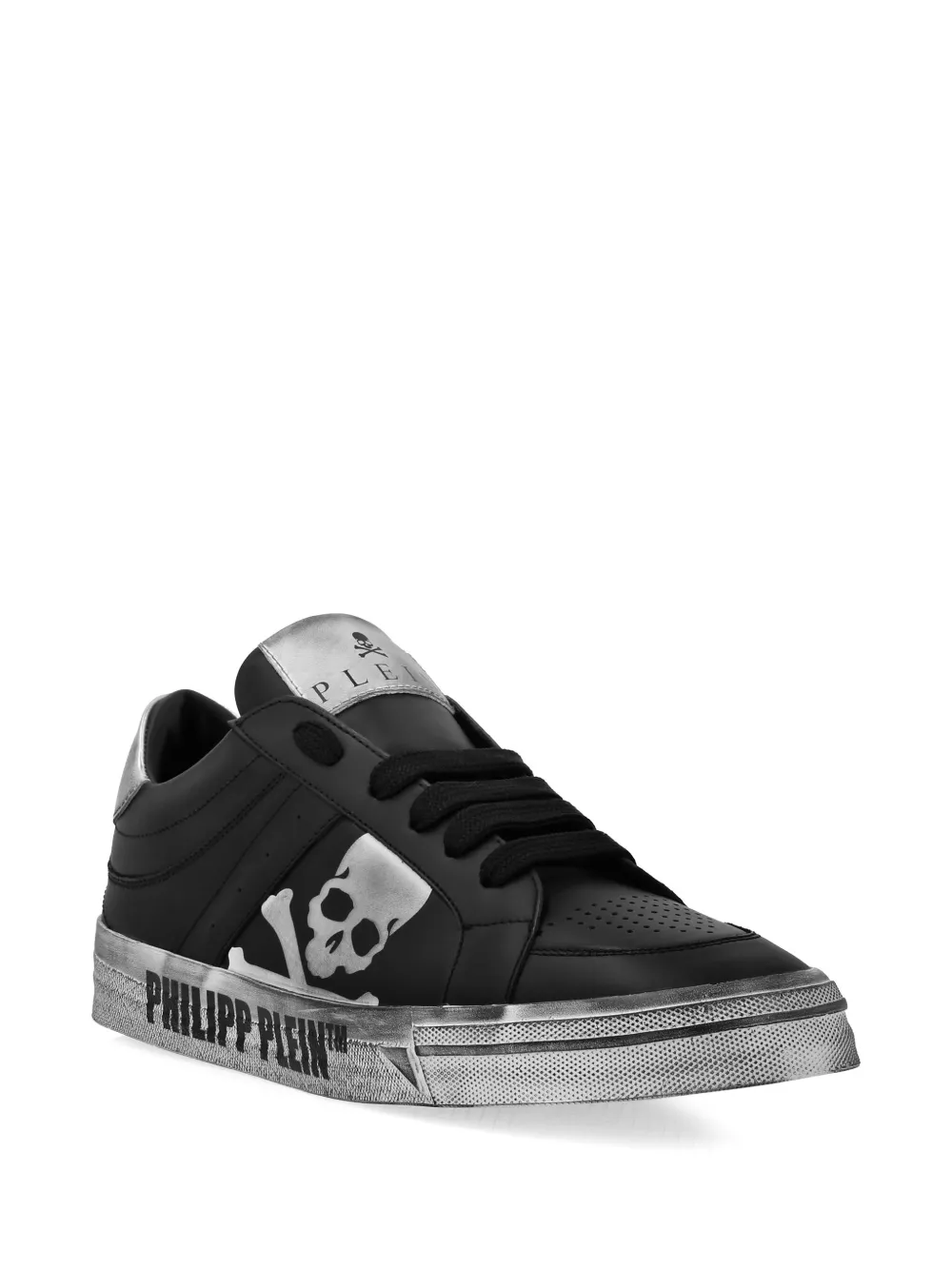 Philipp Plein Skull&Bones Lo-Top sneakers Black