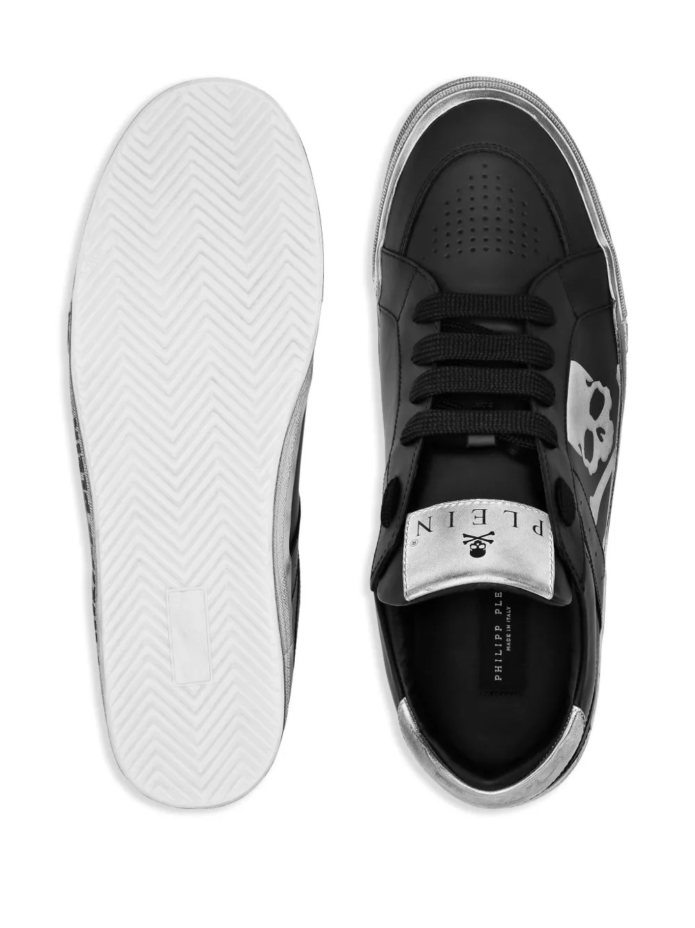 Philipp Plein Skull&Bones Lo-Top sneakers Black