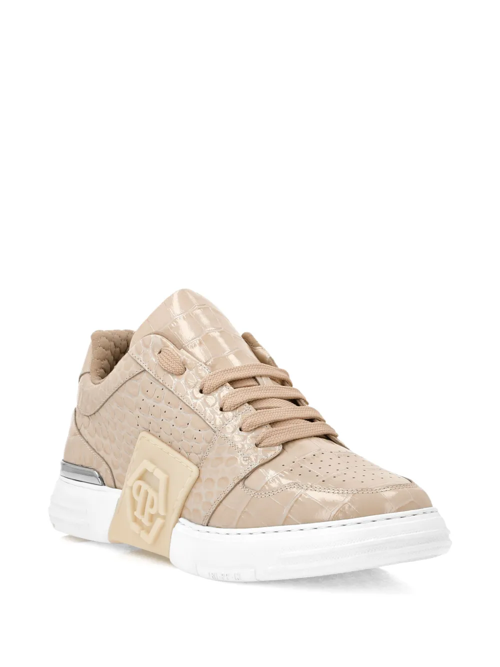 Philipp Plein croc-embossed lace-up sneakers | Low-Tops | Image 2
