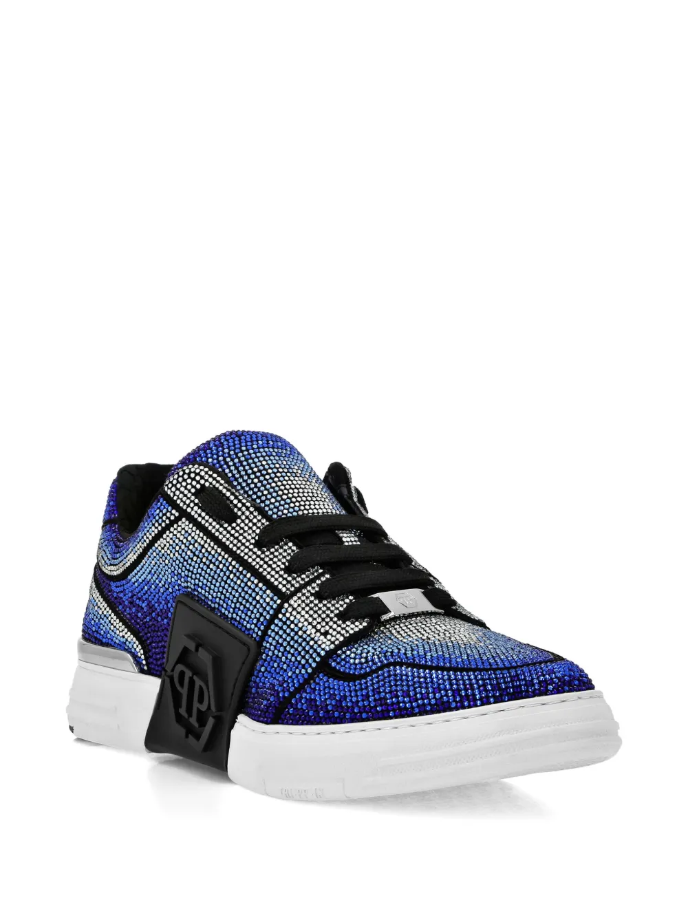 Philipp Plein rhinestone-embellished sneakers Blue