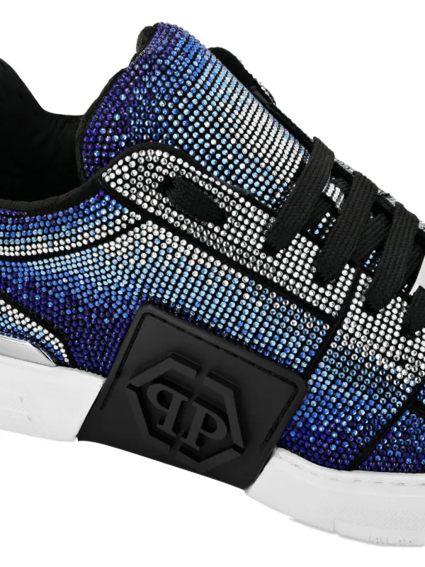 Philipp Plein rhinestone-embellished Sneakers | Blue  display picture 3