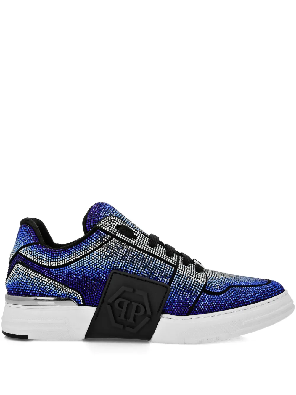 Philipp Plein rhinestone-embellished sneakers Blue