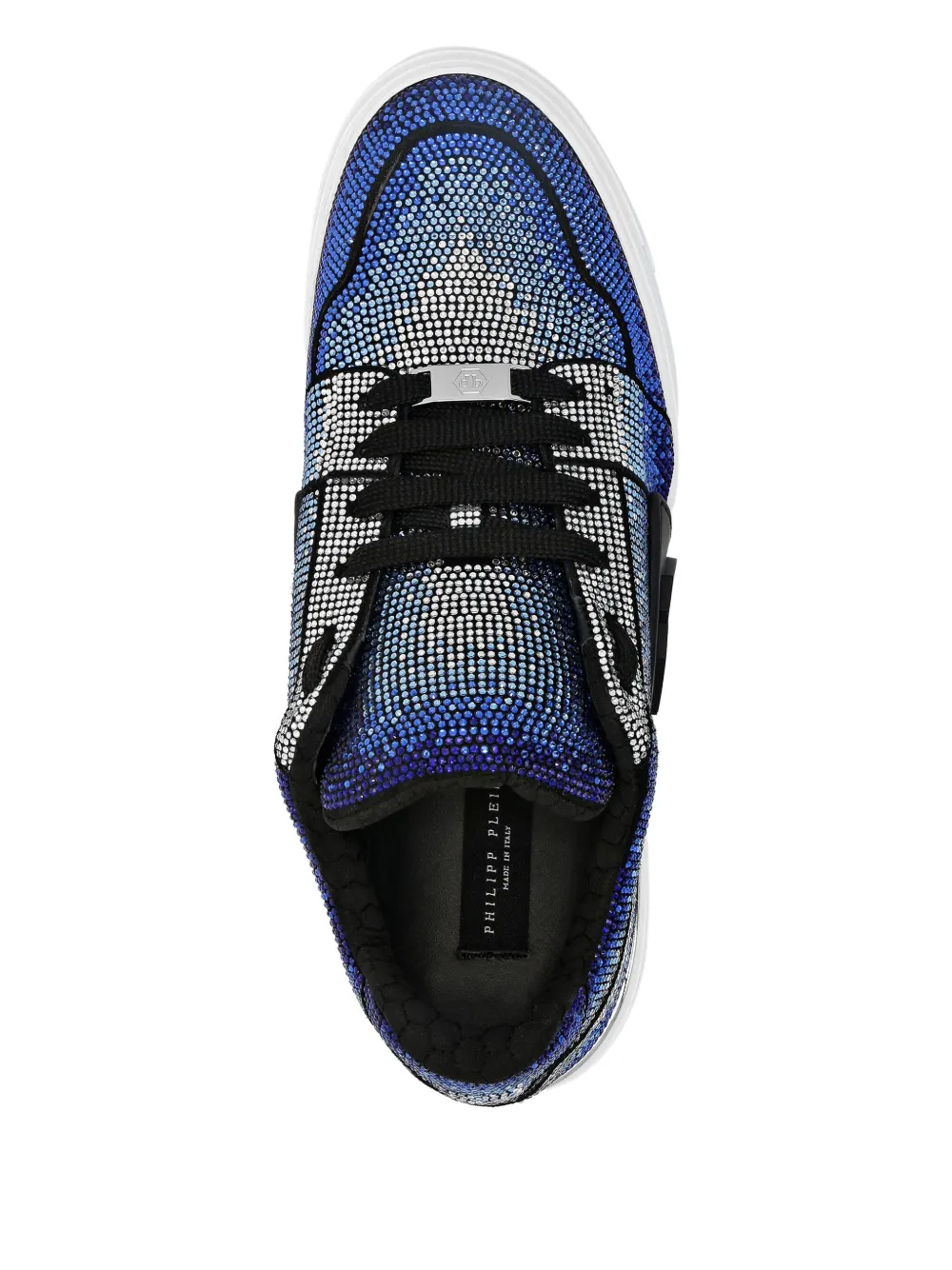 Philipp Plein rhinestone-embellished sneakers Blue