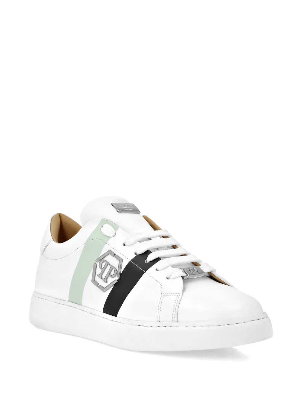 Philipp Plein Hexagon low-top sneakers - Wit