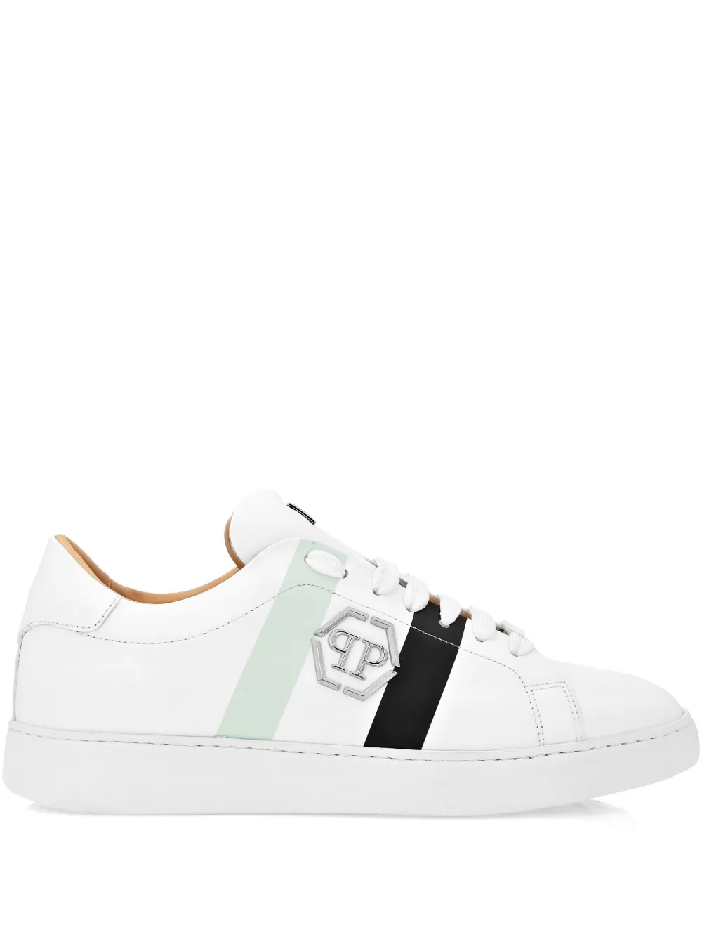 Philipp Plein Hexagon low-top sneakers Wit