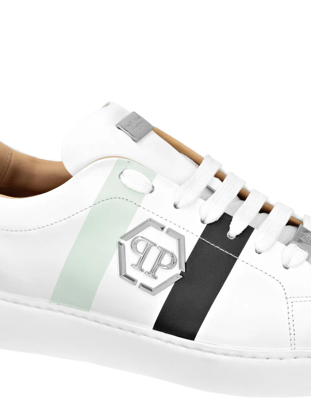 Philipp Plein Hexagon low-top sneakers Wit