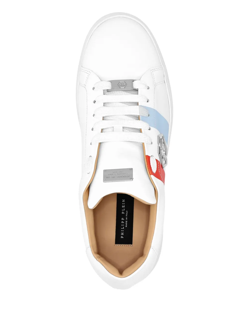 Philipp Plein Hexagon-appliqué sneakers White