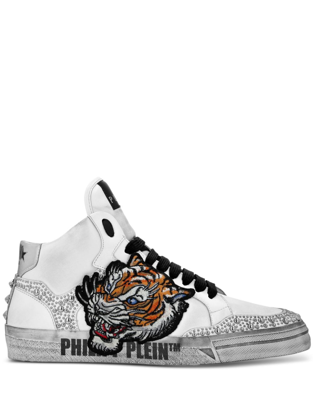 Philipp Plein Retrokickz Tiger sneakers White