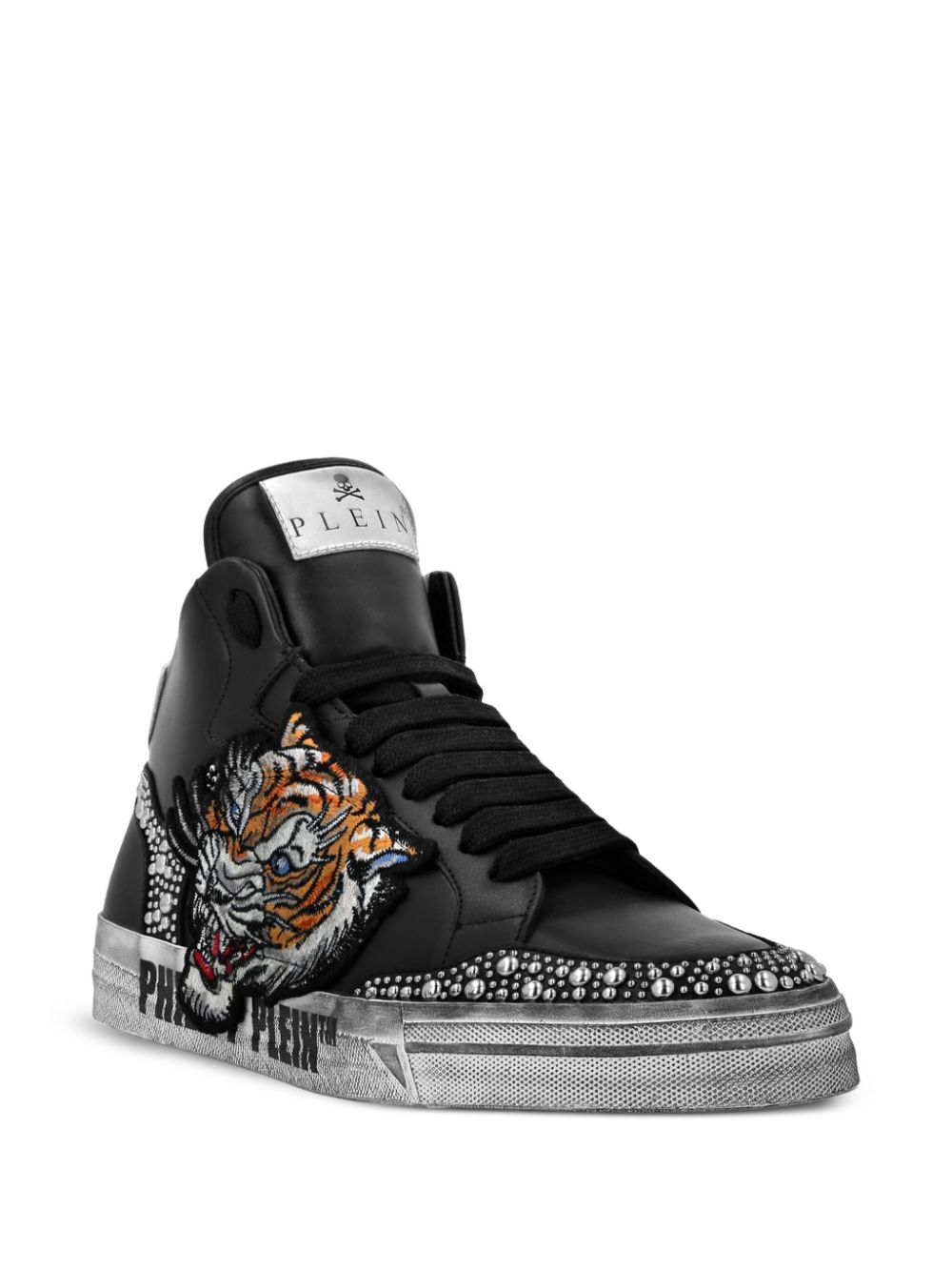 Philipp Plein Retrokickz Tiger sneakers - Zwart