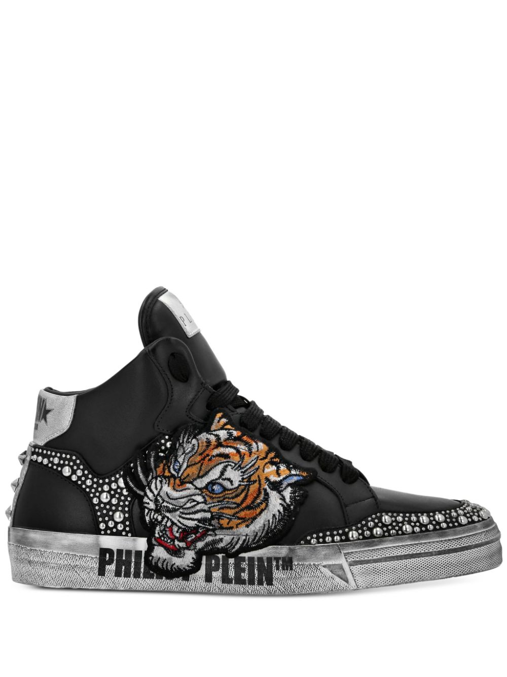 Philipp Plein Retrokickz Tiger sneakers Black