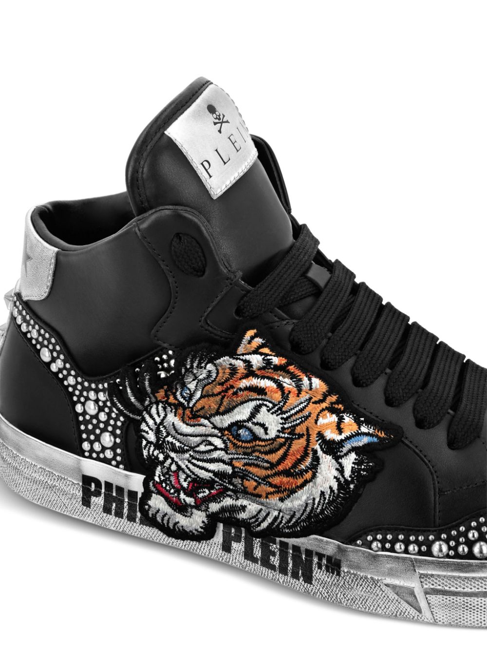 Philipp Plein Retrokickz Tiger sneakers Black