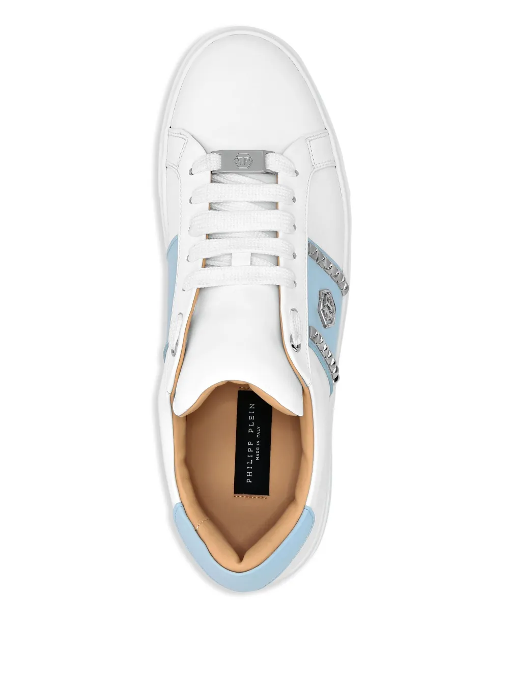 Philipp Plein Low-top sneakers met studs Wit