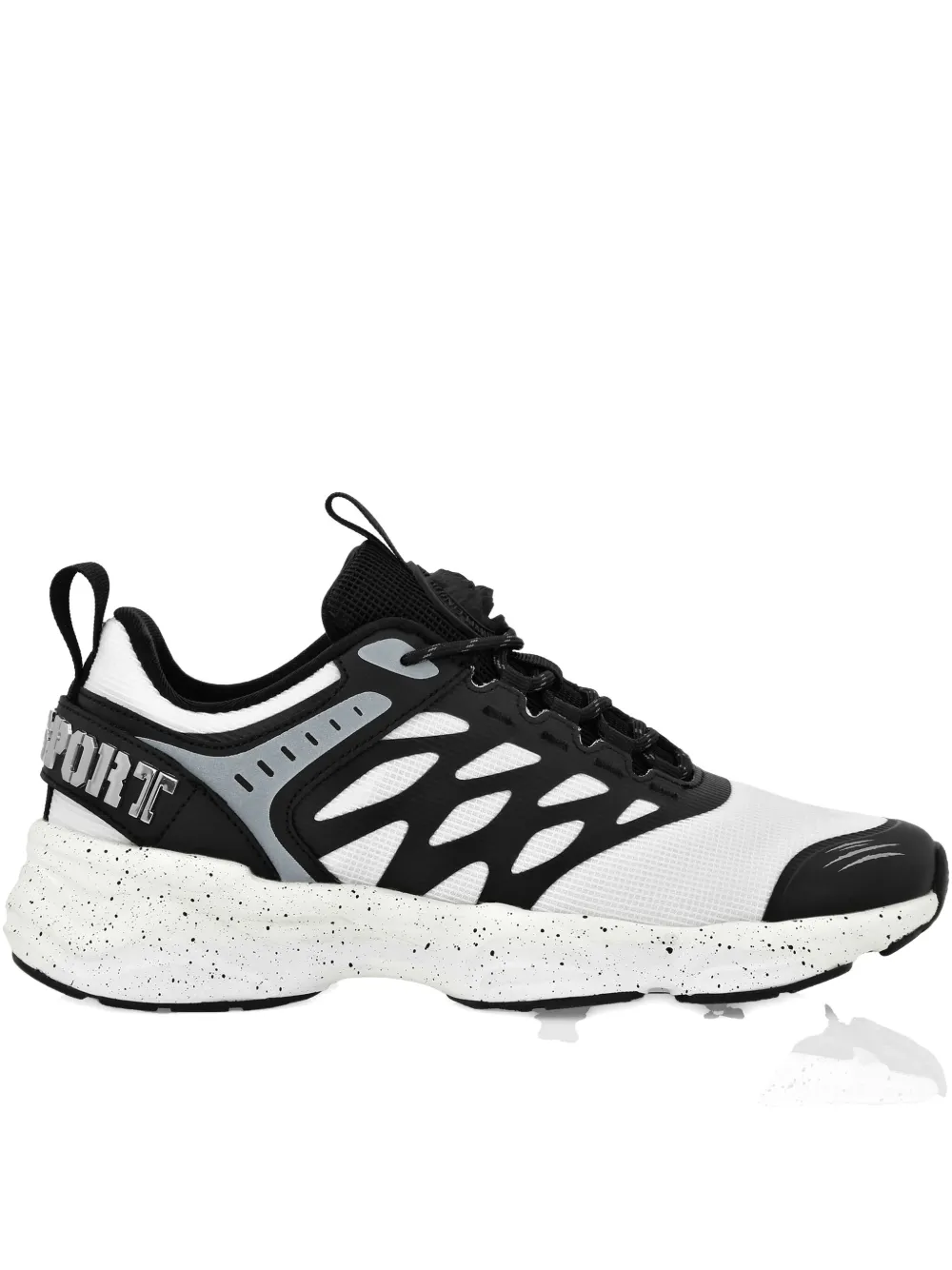 Plein Sport Runner Reflective Scratch In Weiss
