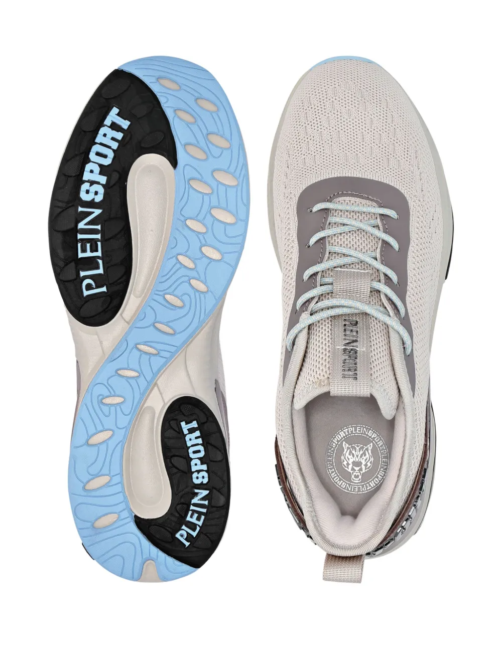 Plein Sport Runner PS Fly Knit sneakers Beige