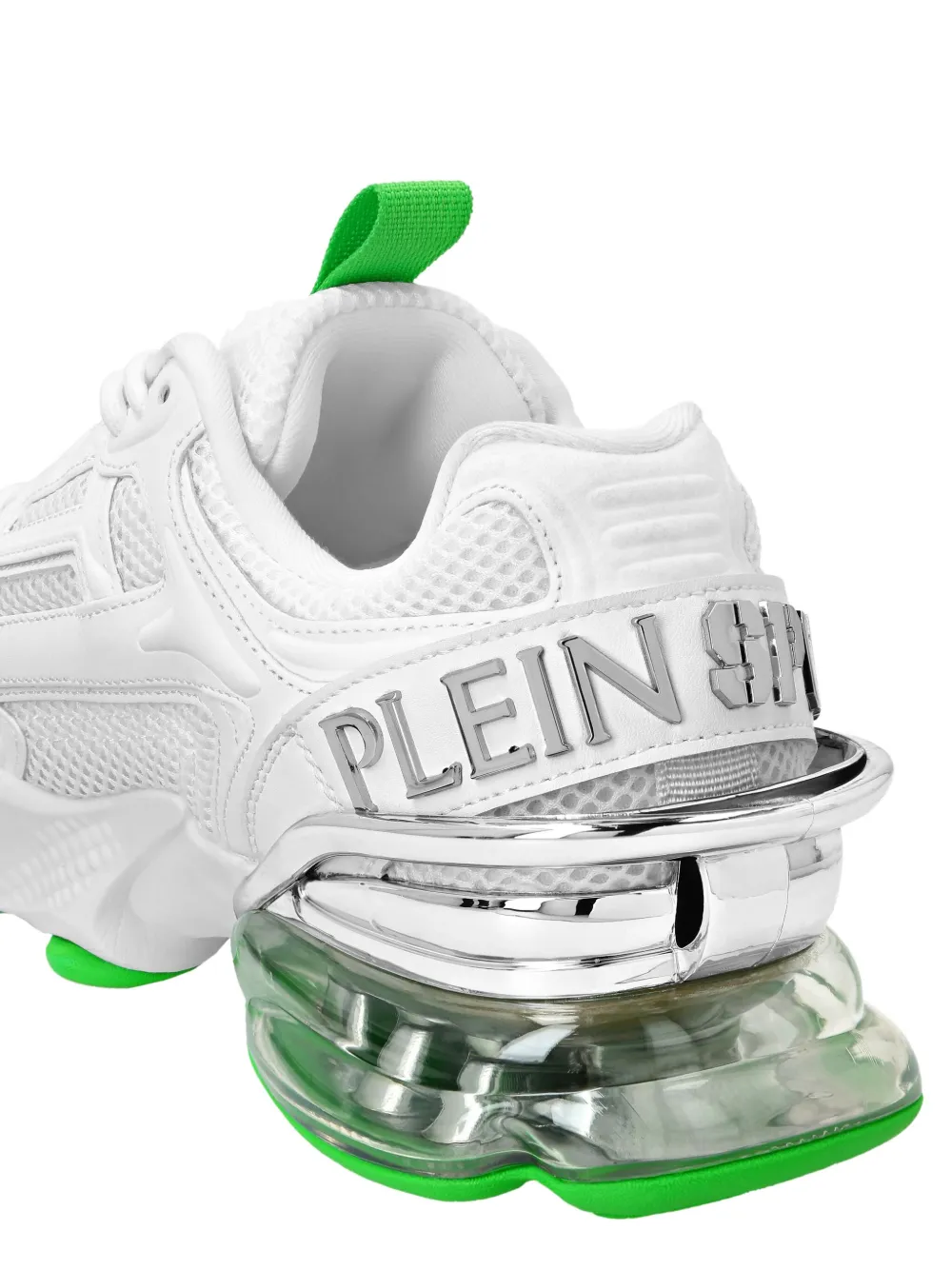 Plein Sport Runner Ps Thunder Mix Sneakers In Weiss
