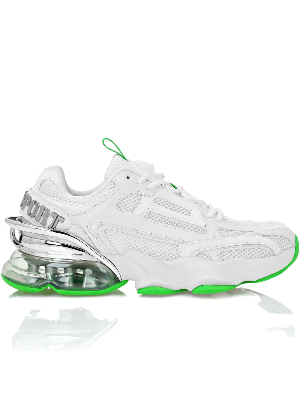 Plein Sport Runner Ps Thunder Mix Sneakers In Weiss