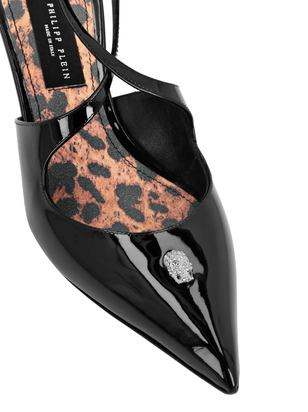 Philipp Plein Skull Strass pumps Zwart