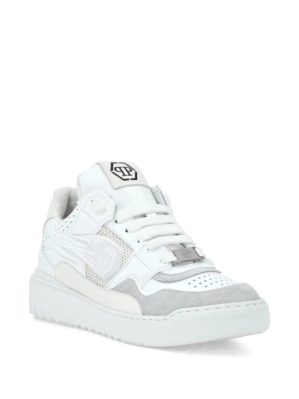 Philipp Plein Leren sneakers - Wit