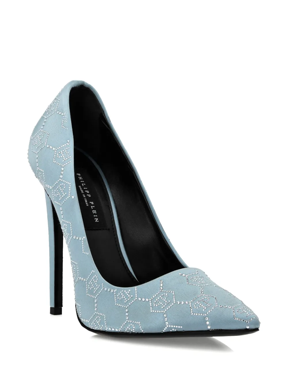 Philipp Plein 120 mm Decollete Monogram pumps - Blauw