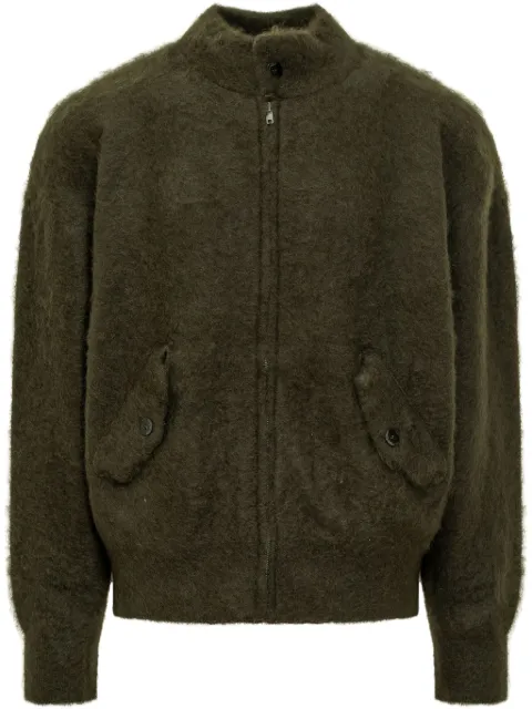 Laneus brushed-effect cardigan