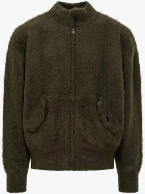 Laneus brushed-effect cardigan