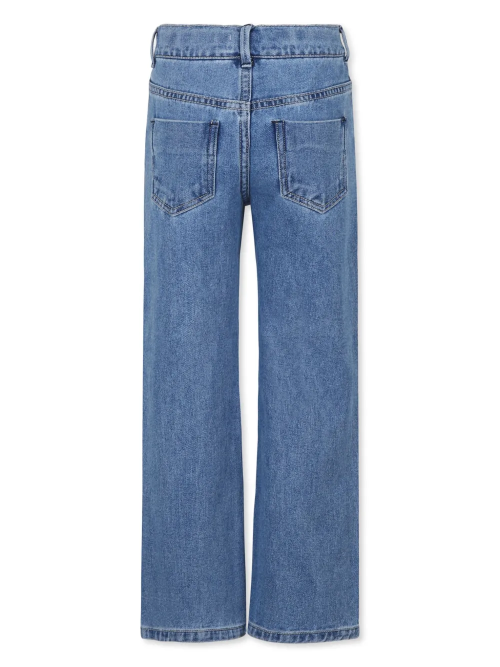 Billieblush embroidered straight jeans - Blauw
