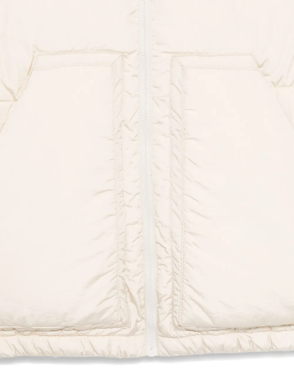 Emporio Armani Kids Gewatteerd donsjack Beige