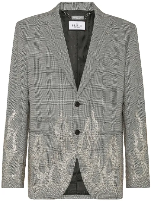 Blazer à ornements strassés - Philipp Plein - Modalova